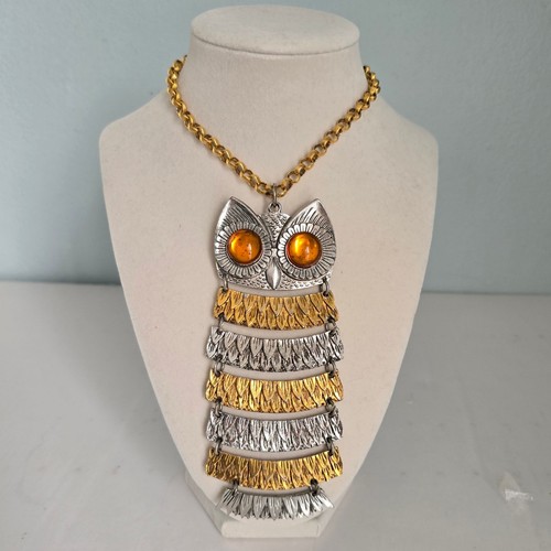 Collana con ciondolo gufo