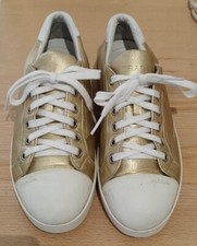 Scarpa da donna Prada Originali da ginnastica, colore d'orate taglia 37