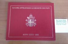 NL*VATICANO GIOVANNI PAOLO II Divisionale 2001 XXIII 8 valori +1000 Lire Argento