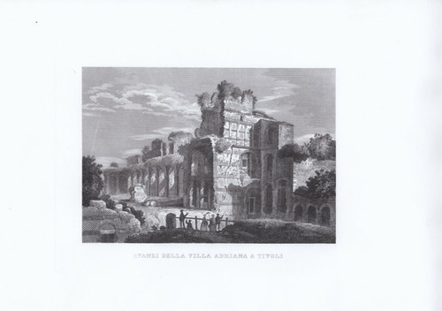 Avanzi della villa adriana - villa, a