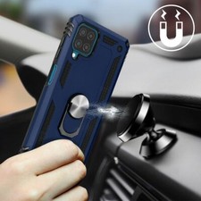 Coque Bumper Redmi Note 10 Pro 4G Note 9s Mi 10T Lite + Anneau Support Aimant