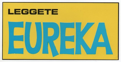 Leggete eureka banner adesivo - banner,