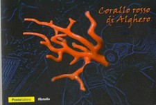 Italia 2016 CARTELLA per immersioni subacquee natura marina coralli rossi barriera corallina