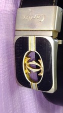 Cintura Cartier pelle nera