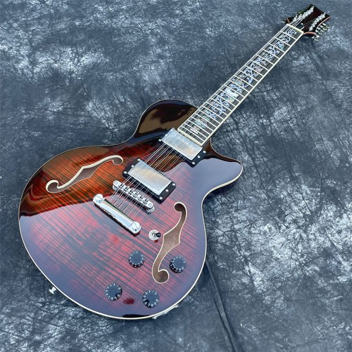 Grote corde brown flame - brown,