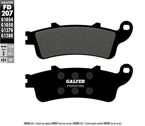 Coppia pastiglia galfer - coppia,