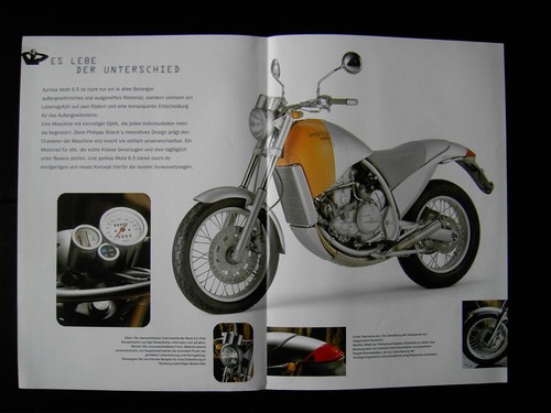 Aprilia moto depliant - aprilia, 6.5