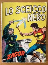 Zagor Zenith n. 127 Lo sceicco nero - originale 1' edizione 200 lire
