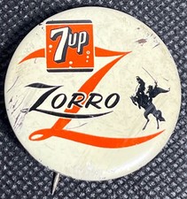 Walt Disney Zorro 1957 7-Up