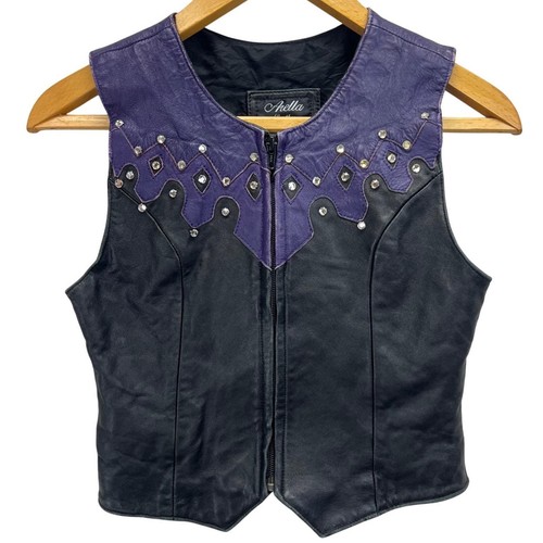 Arella leather vest women - leather, xs