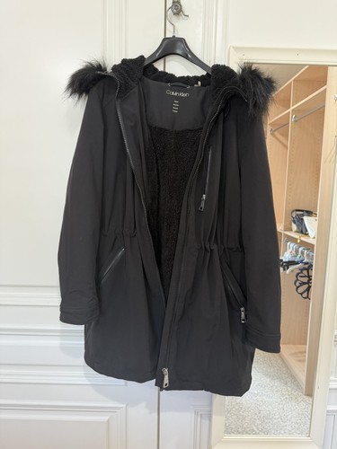 Giacca donna calvin klein nera - klein,