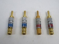 2 coppie di connettori spine a banana THENDER 51-096 placcati oro per diffusori