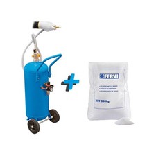 Sabbiatrice a bicarbonato di sodio + bicarbonato di sodio FERVI KIT0226