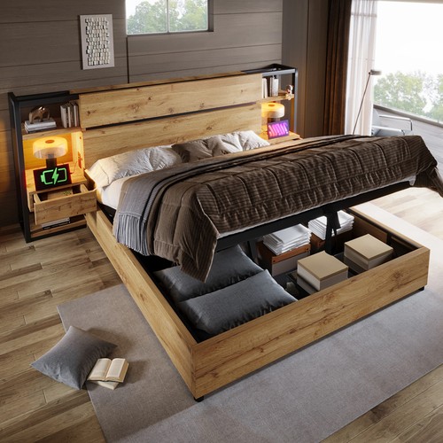 Letto matrimoniale legno - matrimoniale, in