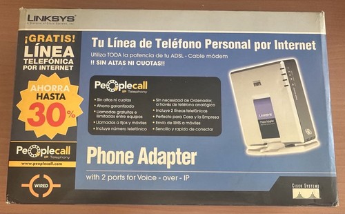 Adaptador voip linksys pap2 - adaptador,