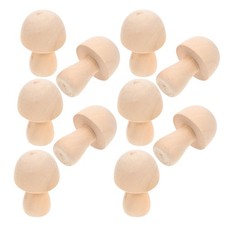  10 pezzi di funghi in legno