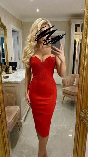 Abito body midi polly rosso - body,