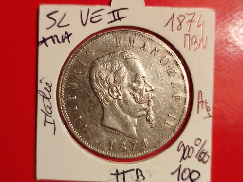 Italie lire 1874 mbn - italie,
