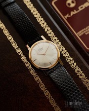 Kalos Portofino, Orologio Vintage Nos Swisse Made, Carica Manuale, Placcato Oro
