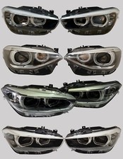 FARI ANTERIORI USATI ORIGINALI BMW SERIE 1 F20 XENON LED, SINISTRO DESTRO