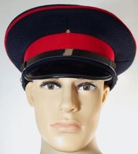 British army surplus Royal Artillery  black red dress uniform  cap hat No1 dress