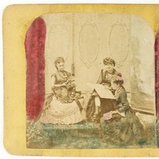 Tinted Victorian Women Reading