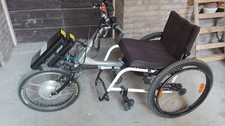 Carrozzina (Quickie) e motorizzazione (Team Hybrid) per disabili