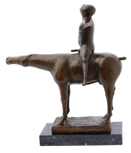 Cavallo cavaliere scultura - cavallo,