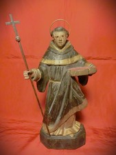 SCULTURA LIGNEA POLICROMA DI