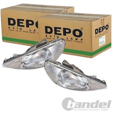 2X DEPO H4 FARI SET Adatto Per