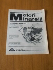 1968 MOTORI MINARELLI MOTOCROSS PRIMATI MONDIALI CAMPIONATO MONTAGNA TROFEO FMI