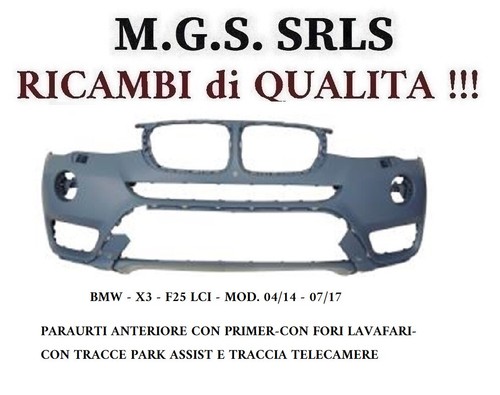 Paraurti anteriore con - anteriore,