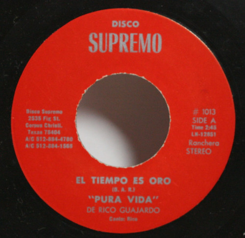 Pura vida rico - pura, guajardo