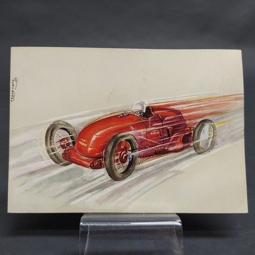 Cartolina dell automobile - cartolina, dell'automobile