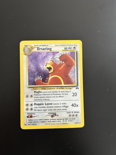 Pokemon ursaring neo - pokemon,