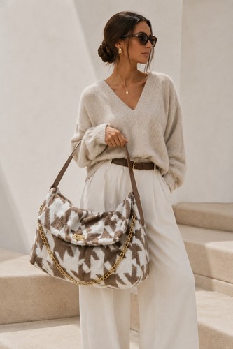 Borsa donna effetto - effetto, alpaca