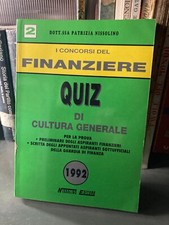 I CONCORSI DEL FINANZIERE QUIZ DI CULTURA GENERALE 1992 