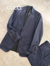 Tuta Gucci in cotone blu navy