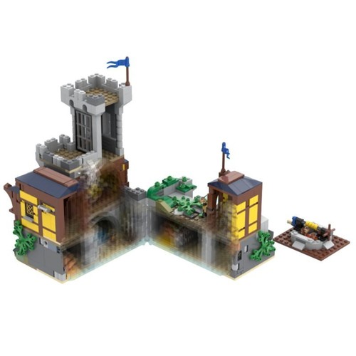 Medieval black saker tower - medieval,