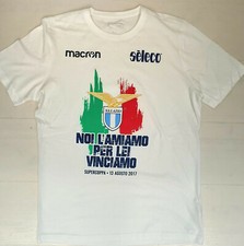 6403 T SHIRT MAGLIA MAGLIETTA CELEBRATIVA LAZIO SUPERCOPPA 2017 SSL 1900 SELECO