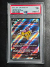 Pokémon card Raikou V SAR - Crown Zenith GG41/GG70 - Eng - PSA 9