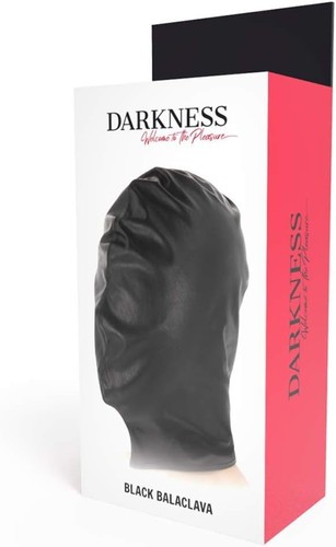 Maschera fetish nera integrale - maschera,