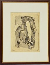 Acquaforte Cainelli astratta