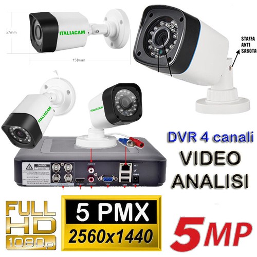 Kit videosorveglianza - kit, 4