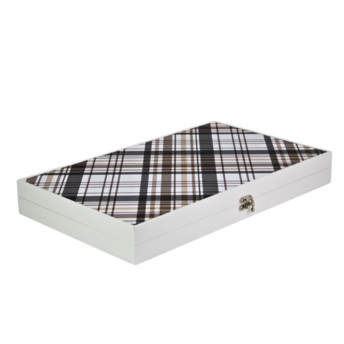 Set backgammon design flanella