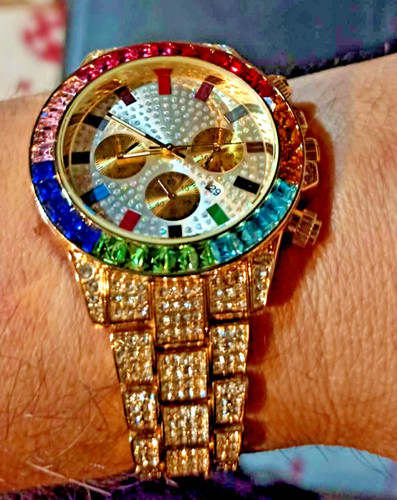 Orologio brillantato ghiera - orologio,