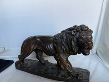 Statua leone in bronzo XIX