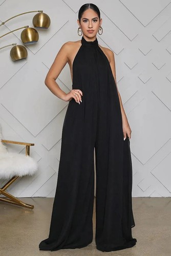 Jumpsuit vestito palazzo - jumpsuit,