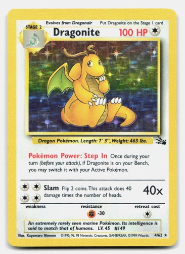 Dragonite raro pokemon - raro,