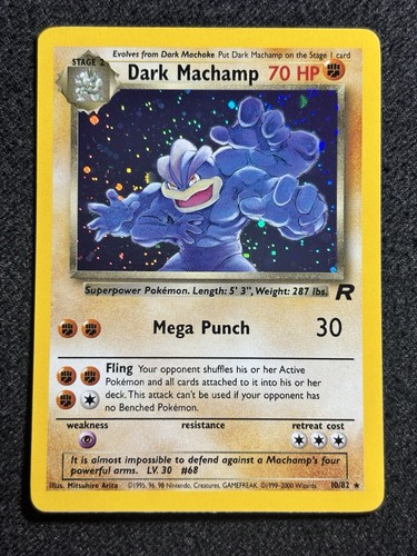 Dark machamp pokemon - 10/82,